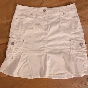 WHBM - White Mini-Skirt -Size 00